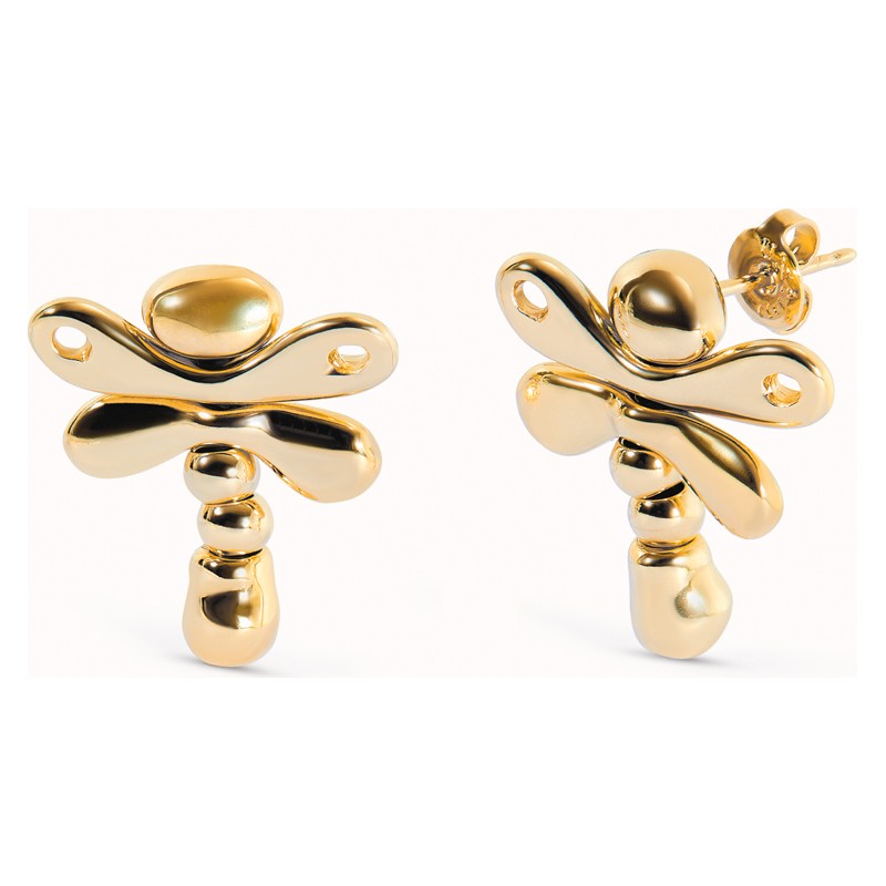 Pendientes Libélula UNOde50 PEN0970ORO0000U