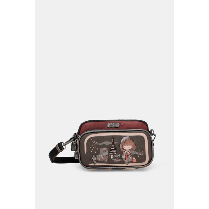 Bandolera con bolsillo frontal Mademoiselle ANEKKE 41803-445