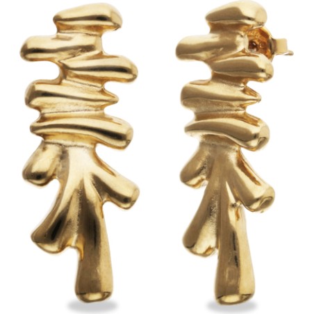 Pendientes Raíces UNOde50 PEN1070ORO0000U