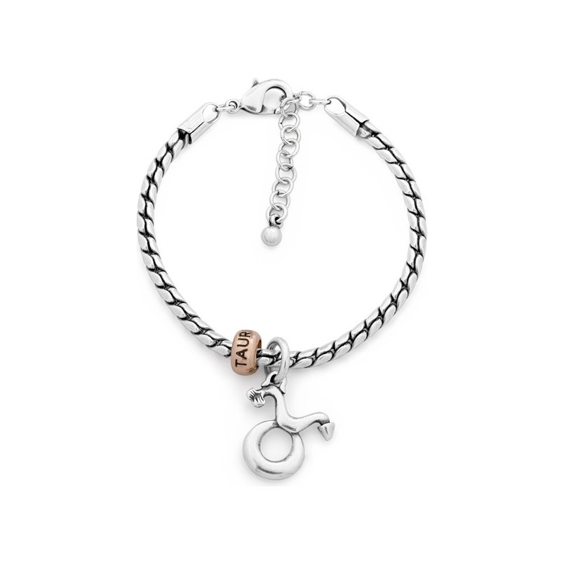 Pulsera CICLÓN Tauro Rosé HOR000