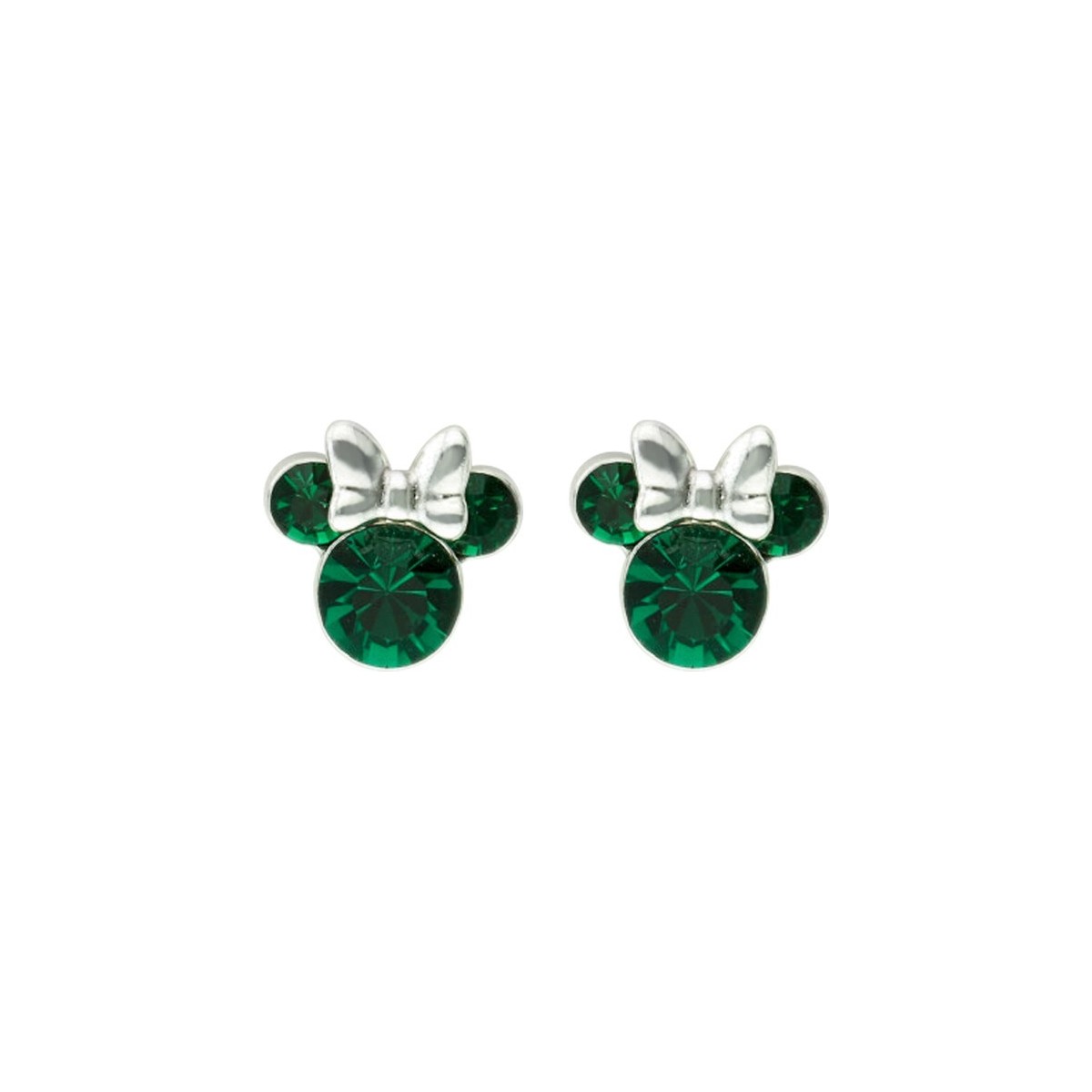 Pendientes DISNEY Minnie Circonitas Plata de Ley AG0022P