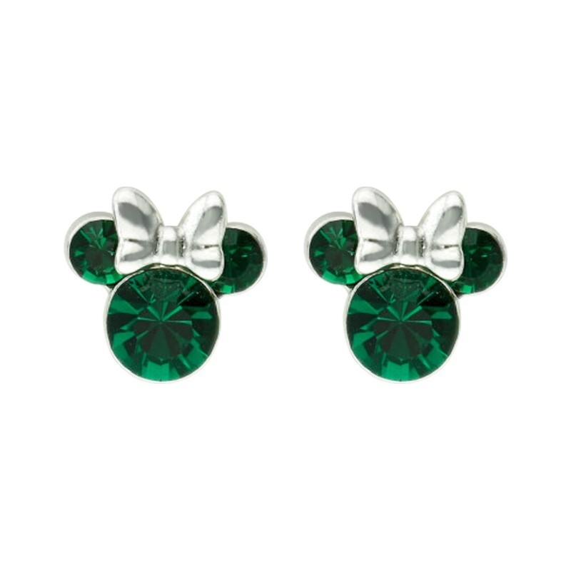 Pendientes DISNEY Minnie Circonitas Plata de Ley AG0022P