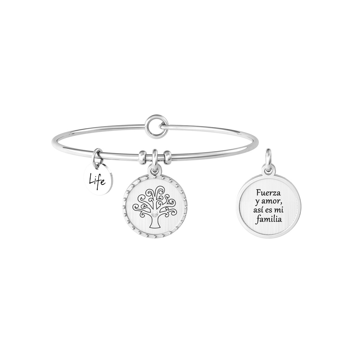 Pulsera Árbol Fuerza Y Amor, Así Es Mi Familia ES732006