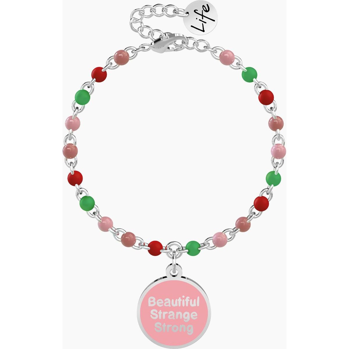 Pulsera Con Colgante KIDULT Beatiful Strange Strong ES731859