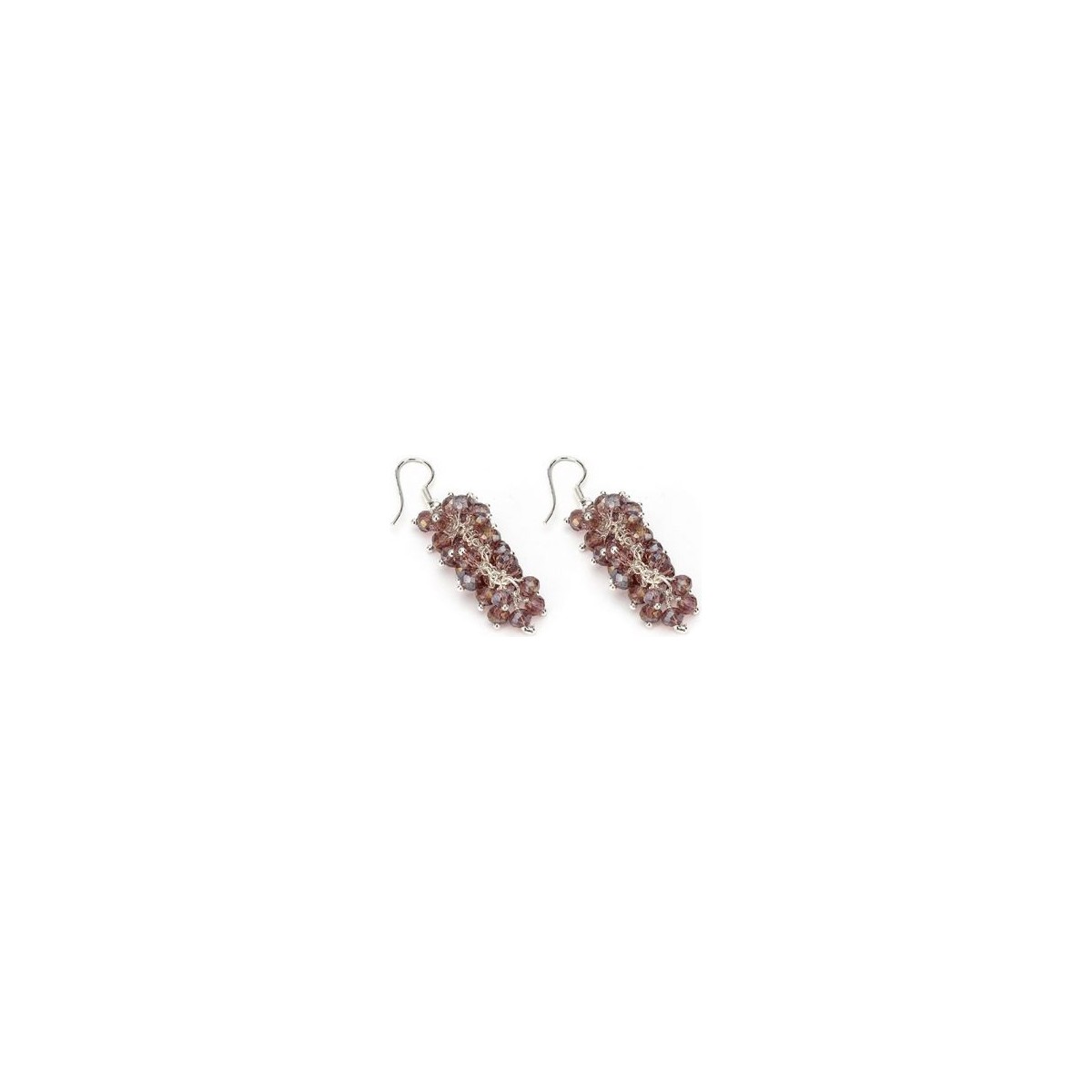 Pendientes Cristales Malva VESTOPAZZO VM3001