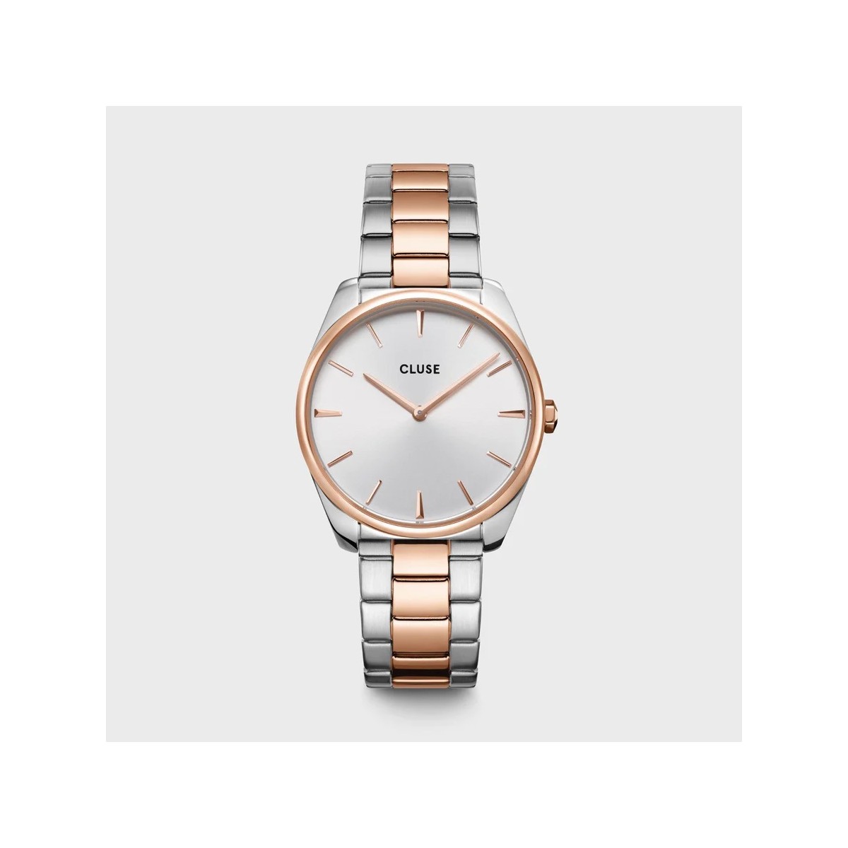 Reloj de mujer CLUSE Féroce Steel, White, Rose Gold/Silver Colour CW11104