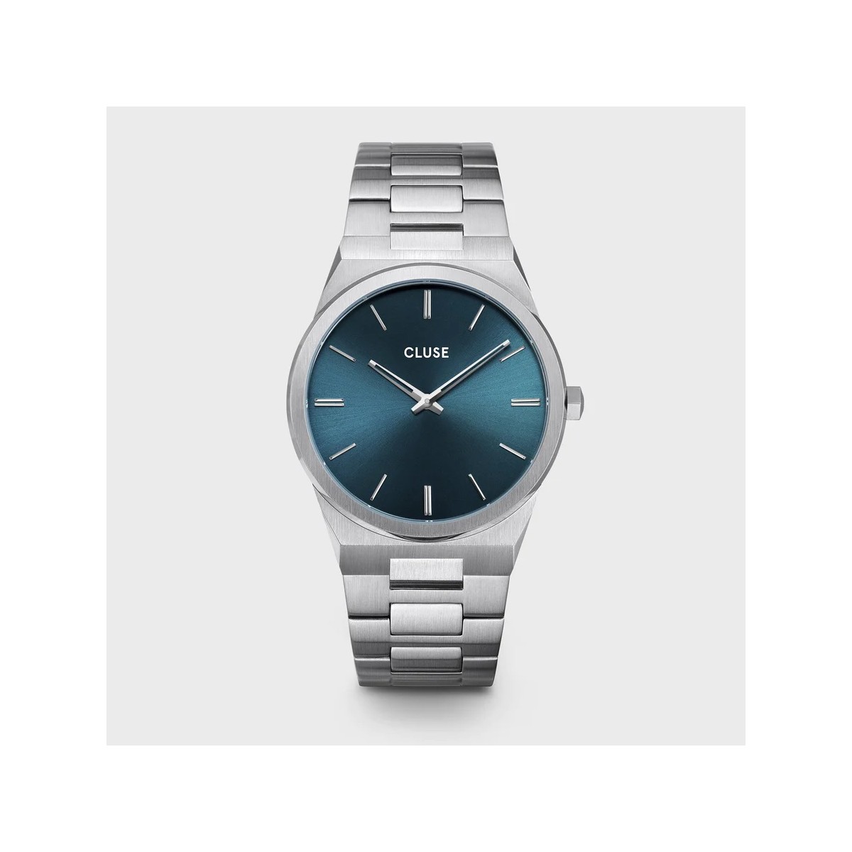 Reloj de mujer CLUSE Vigoureux Steel Petrol Blue, Silver Colour CW0101503003