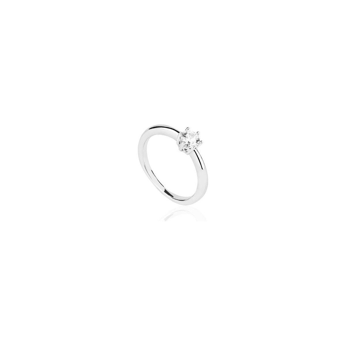 Solitario garra con circonita excellence star cut de 5´75mm T-ADORO BSO1.0,75CT