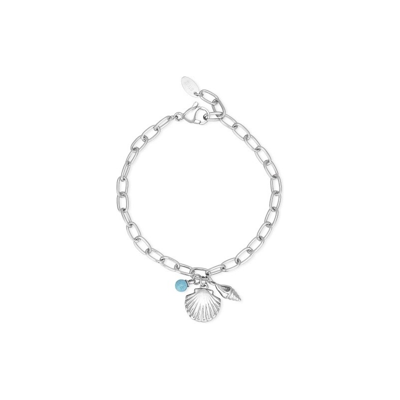 PULSERA 2 JEWELS ACERO Y PIEDRA NATURAL 232205